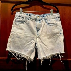 J BRAND JEAN JOHNNY SHORTS MID RISE